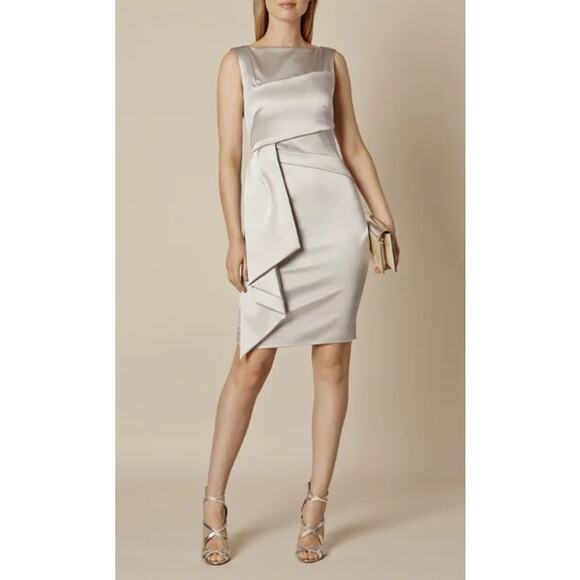 Karen Millen Satin Pencil Dress - Picture 1 of 16